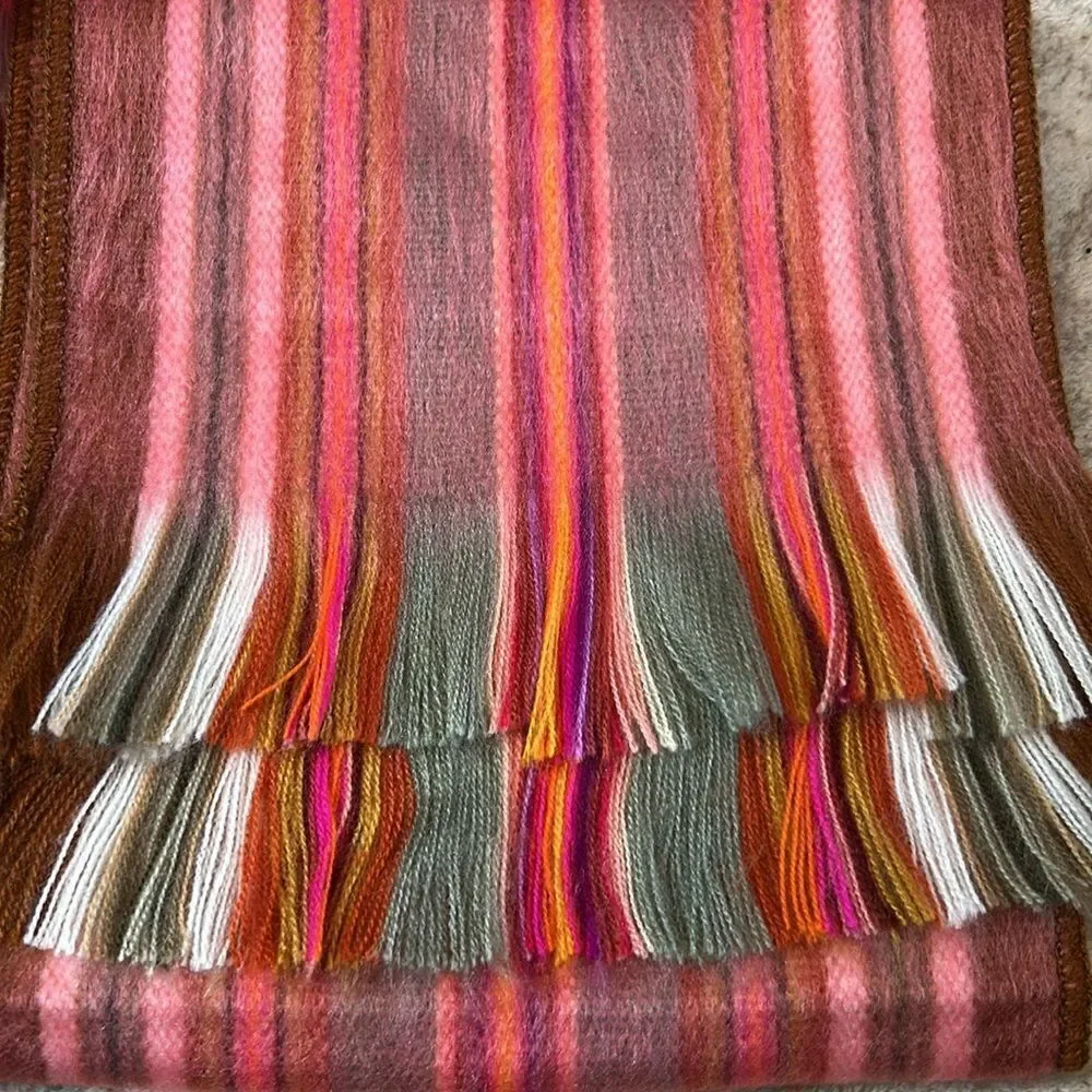 Beautiful alpaca scarf from Ecuador so soft and warm! Poppy’s Alpaca Farm